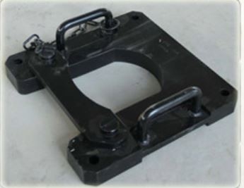 Black Alloy Steel Bit Breaker For PDC Drill Bit Well Drilling