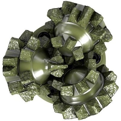 ISO API Standard Milled Tooth Rotary Steel Tricone Drill Bit For Construction Rock Works