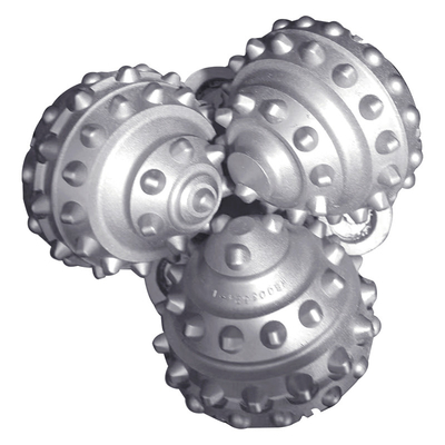 ISO API Standard Rubber Sealed Bearing Tri Cone Drill Bit For Hard Rock Drilling