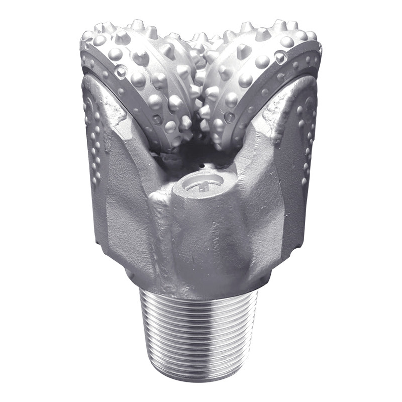 ISO API Standard Rubber Sealed Bearing Tri Cone Drill Bit For Hard Rock Drilling