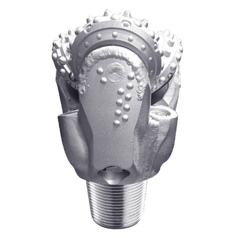 ISO API Standard Rubber Sealed Bearing Tri Cone Drill Bit For Hard Rock Drilling