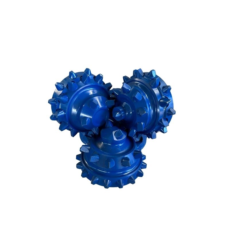 API-7-1 Standard TCI Tooth Rotary three Roller Cone Rock Drill Bit For on-site Drilling Operations