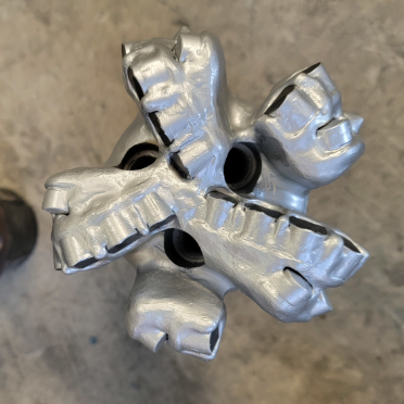 Trépan de forage PDC en acier de 5 7/8 pouces, corps en acier, 5 lames, 16 mm